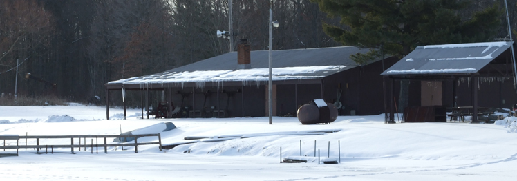 Lake Milton Fish and Game Lake winter